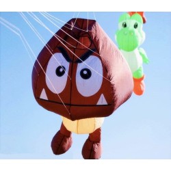 Pipa inflável macia - multicolorida - cogumelo - 3M