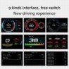 Computador de bordo do carro - display digital head-up - HUD - OBD2 - monitor de velocidade - com alarme turbo de aceleração