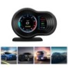 Computador de bordo do carro - display digital head-up - HUD - OBD2 - monitor de velocidade - com alarme turbo de aceleração
