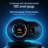 Computador de bordo do carro - display digital head-up - HUD - OBD2 - monitor de velocidade - com alarme turbo de aceleração