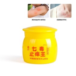 Creme médico - pomada de ervas - psoríase / eczema / prurido / dermatite / alívio da dor