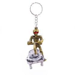 Pushing / grinding skeleton - vintage keychainKeyrings