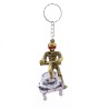 Pushing / grinding skeleton - vintage keychainKeyrings