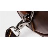 Trendy shoulder leather bag - cylindrical shapeBags