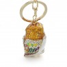 Keychain with owl - crystal / enamel glazingKeyrings