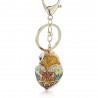 Keychain with owl - crystal / enamel glazingKeyrings