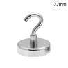 Gancho de suspensão magnético - forte ímã de neodímio - 32mm - 5,5kg