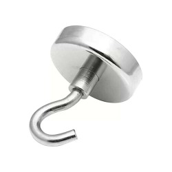 Gancho de suspensão magnético - forte ímã de neodímio - 32mm - 5,5kg