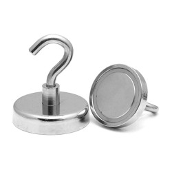 Gancho de suspensão magnético - forte ímã de neodímio - 32mm - 5,5kg