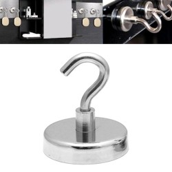 Gancho de suspensão magnético - forte ímã de neodímio - 32mm - 5,5kg