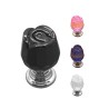 Puxadores de móveis de luxo - forma de rosa de cristal de vidro