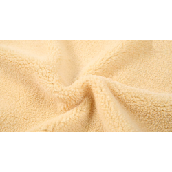 Jaqueta de inverno de couro com lã e zíper - slim