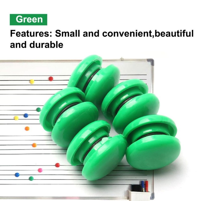 Colorful magnetic buttons - paper / whiteboard holders - pins - fridge magnets - 20mm - 10 piecesMagnets