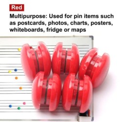 Colorful magnetic buttons - paper / whiteboard holders - pins - fridge magnets - 20mm - 10 piecesMagnets