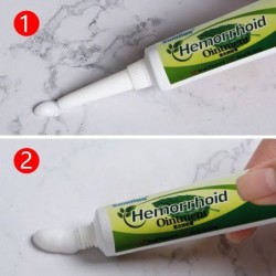Creme de menta à base de plantas - pomada para hemorroidas - alívio da dor - uso externo