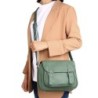 Bolsa de ombro elegante - couro genuíno