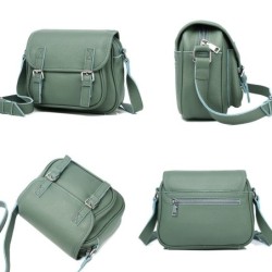 Bolsa de ombro elegante - couro genuíno