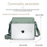 Bolsa de ombro elegante - couro genuíno