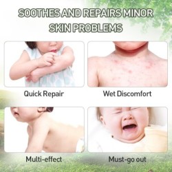 Green skin care cream - herbal ointment - headache - sunburn - muscle aches - pain relief - 10 gSkin