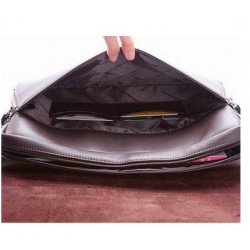 Vintage shoulder / crossbody leather bag - wide - 34 * 24 * 8cmBags