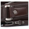Vintage shoulder / crossbody leather bag - wide - 34 * 24 * 8cmBags