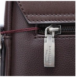 Vintage shoulder / crossbody leather bag - wide - 34 * 24 * 8cmBags