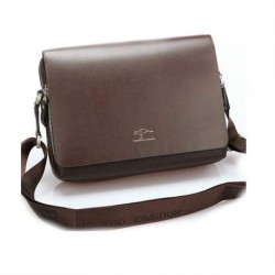 Vintage shoulder / crossbody leather bag - wide - 34 * 24 * 8cmBags