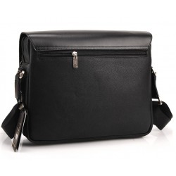 Bolsa de couro vintage de ombro / crossbody - larga - 34 * 24 * 8cm