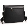 Bolsa de couro vintage de ombro / crossbody - larga - 34 * 24 * 8cm