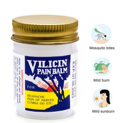Bálsamo para dor - dor de cabeça / coceira / dor muscular / resfriamento / creme refrescante