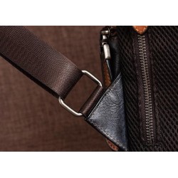 Women's retro backpack - floral embossing - genuine leather - large capacityBackpacks