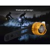 Lâmpada de bicicleta LED - luz de aviso de segurança - à prova d'água