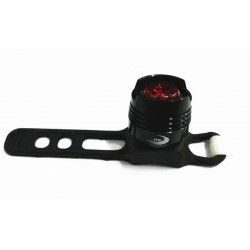 Lâmpada de bicicleta LED - luz de aviso de segurança - à prova d'água