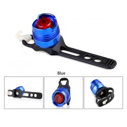 Lâmpada de bicicleta LED - luz de aviso de segurança - à prova d'água