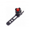 Lâmpada de bicicleta LED - luz de aviso de segurança - à prova d'água