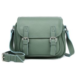 Bolsa de ombro elegante - couro genuíno