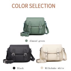 Bolsa de ombro elegante - couro genuíno