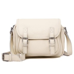Bolsa de ombro elegante - couro genuíno