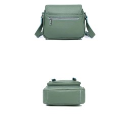 Bolsa de ombro elegante - couro genuíno