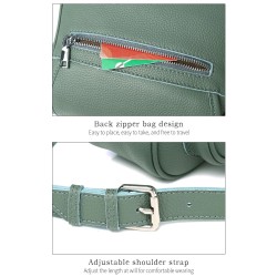 Bolsa de ombro elegante - couro genuíno