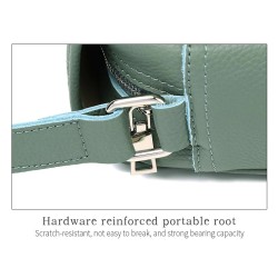 Bolsa de ombro elegante - couro genuíno