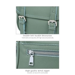 Bolsa de ombro elegante - couro genuíno
