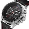 Relógio masculino da moda - Quartzo - impermeável - pulseira de couro