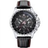 Relógio masculino da moda - Quartzo - impermeável - pulseira de couro