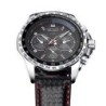 Relógio masculino da moda - Quartzo - impermeável - pulseira de couro