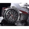 Relógio masculino da moda - Quartzo - impermeável - pulseira de couro