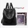 Multifunction vintage shoulder bag - leather backpack - waterproofBackpacks