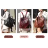 Multifunction vintage shoulder bag - leather backpack - waterproofBackpacks