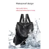 Multifunction vintage shoulder bag - leather backpack - waterproofBackpacks
