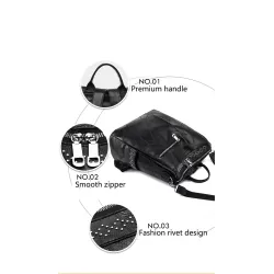 Multifunction vintage shoulder bag - leather backpack - waterproofBackpacks